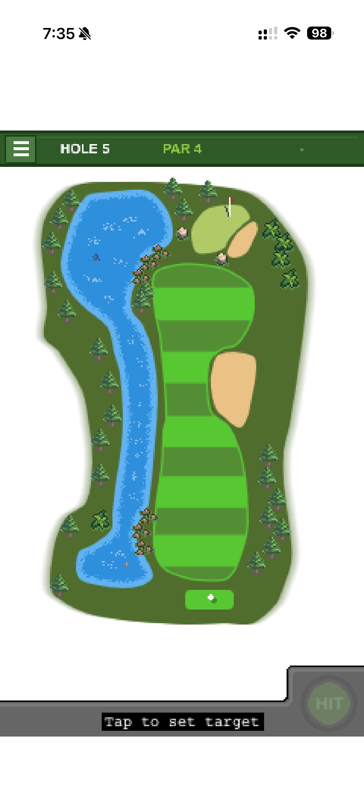 Lakeside Links Hole 5 layout