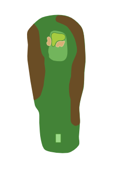 Georgia Greens Hole 4 layout