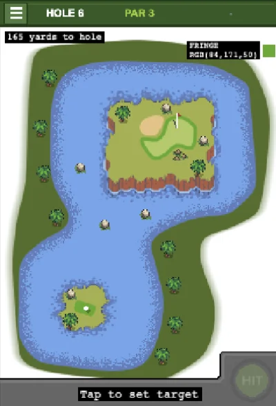 Hole 6 - Par 3 Island Green